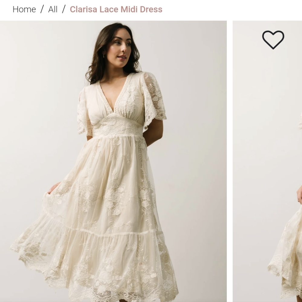 NWT Baltic Born Clarisa Lace Dress